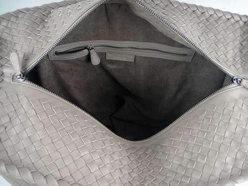 Bottega Veneta Lambskin Leather Handbag 1023 grey
